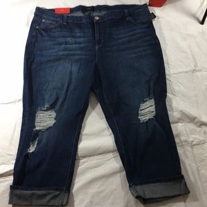 Celebrity Pink Ankle Straight Jeans in SZ 24 NWT